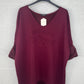Sudadera Weekend Burdeos