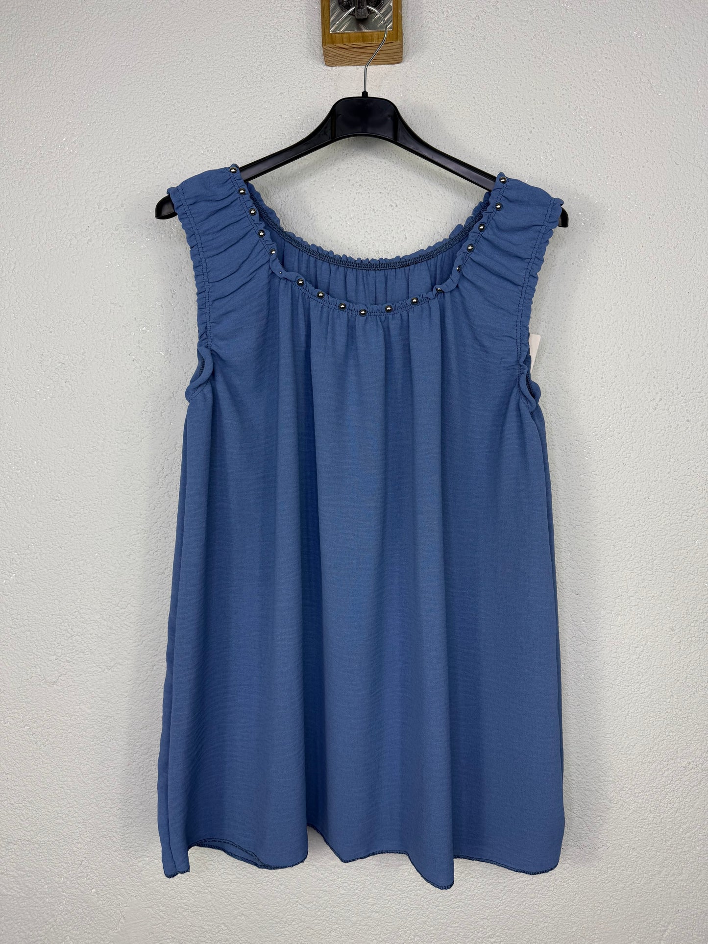 Blusa Vera Azul tejano