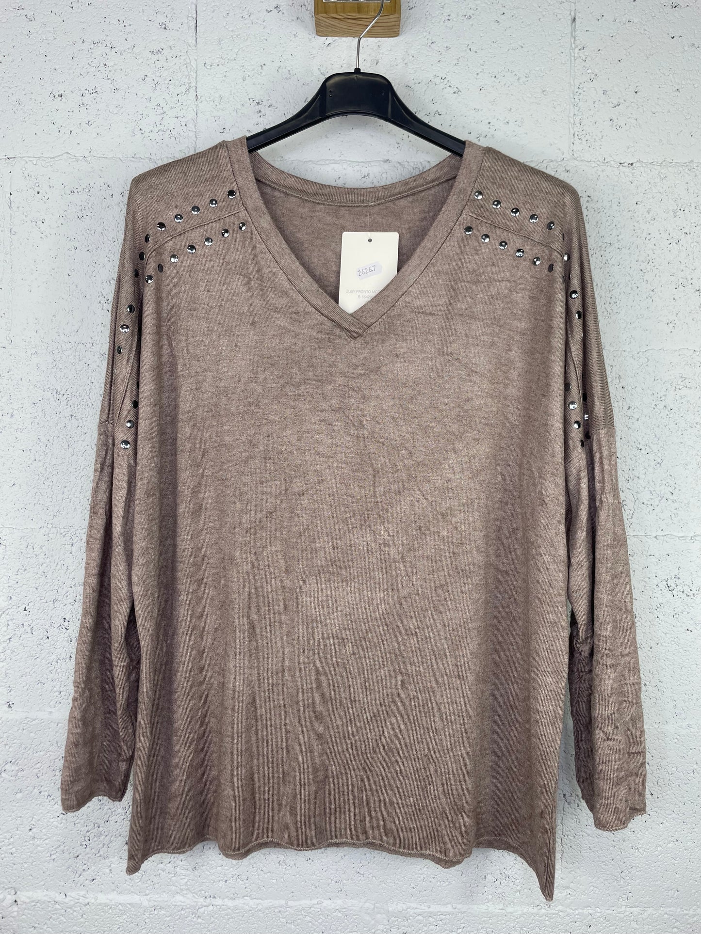 Camiseta Inés Marrón Taupe