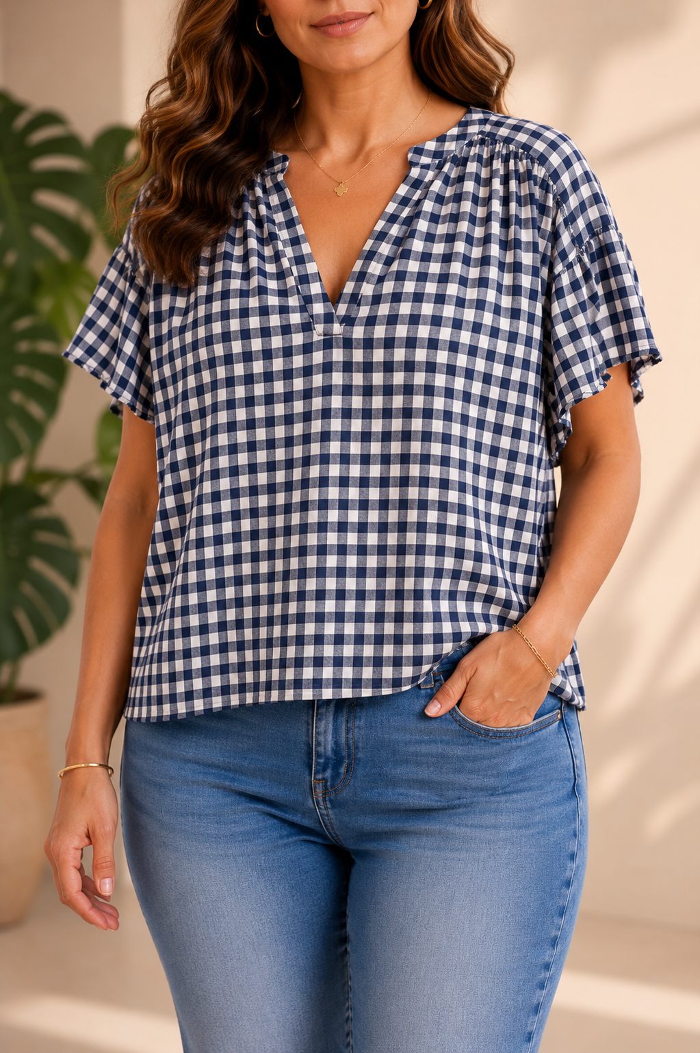 Blusa Bilbao Azul Marino