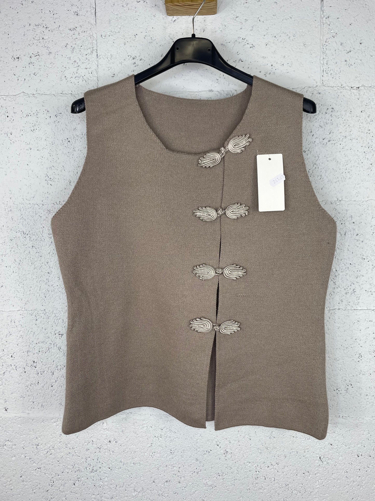 Chaleco Oriental Taupe