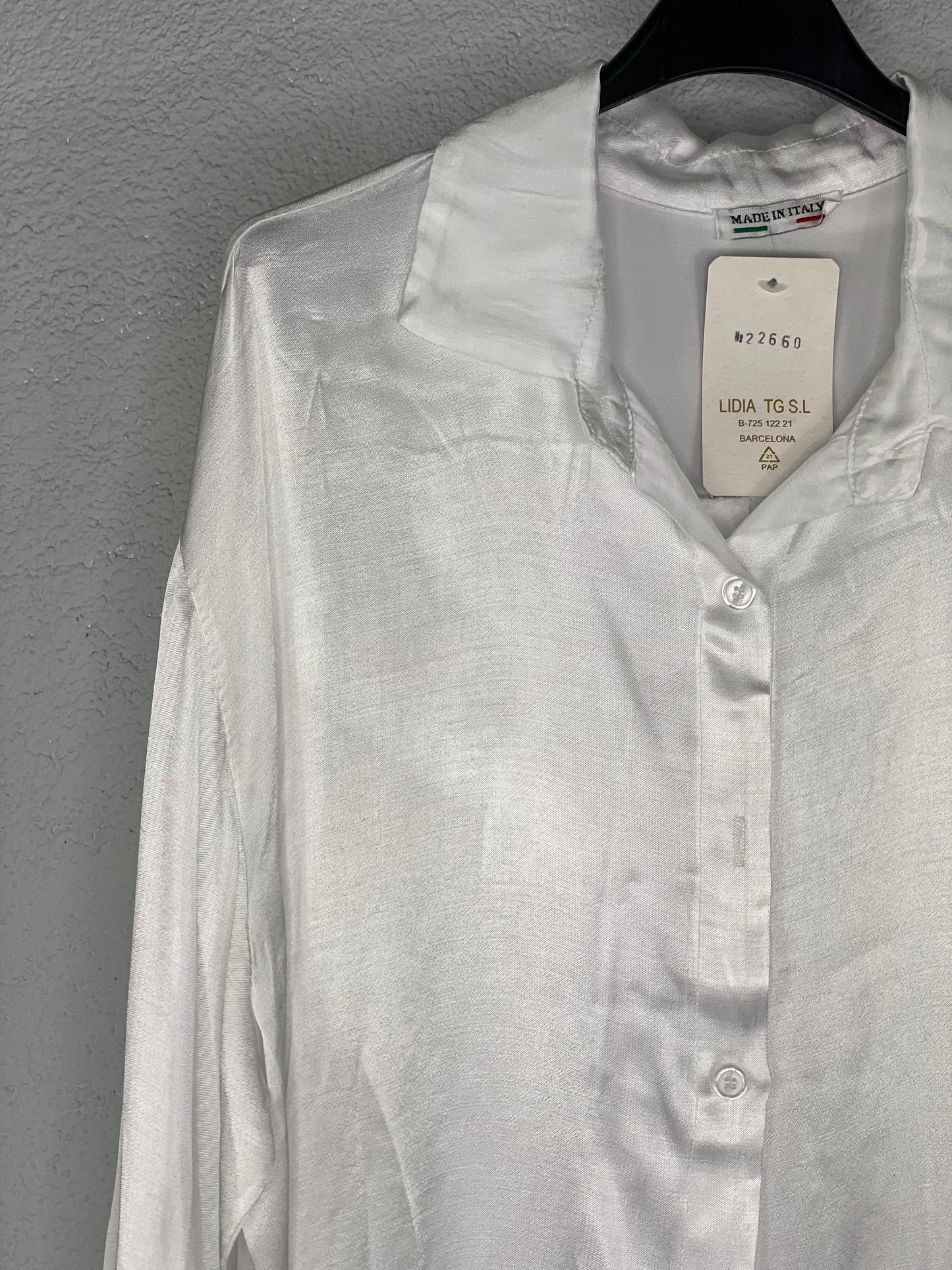 Camisa Raso Blanca