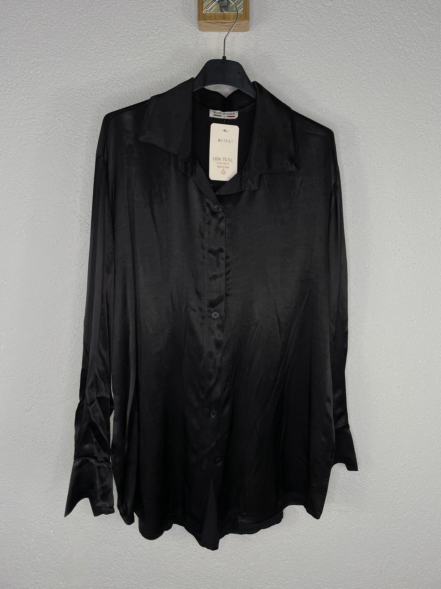 Camisa Raso Negra