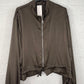 Chaqueta Alba Marrón Chocolate  Raso
