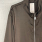 Chaqueta Alba Marrón Chocolate  Raso