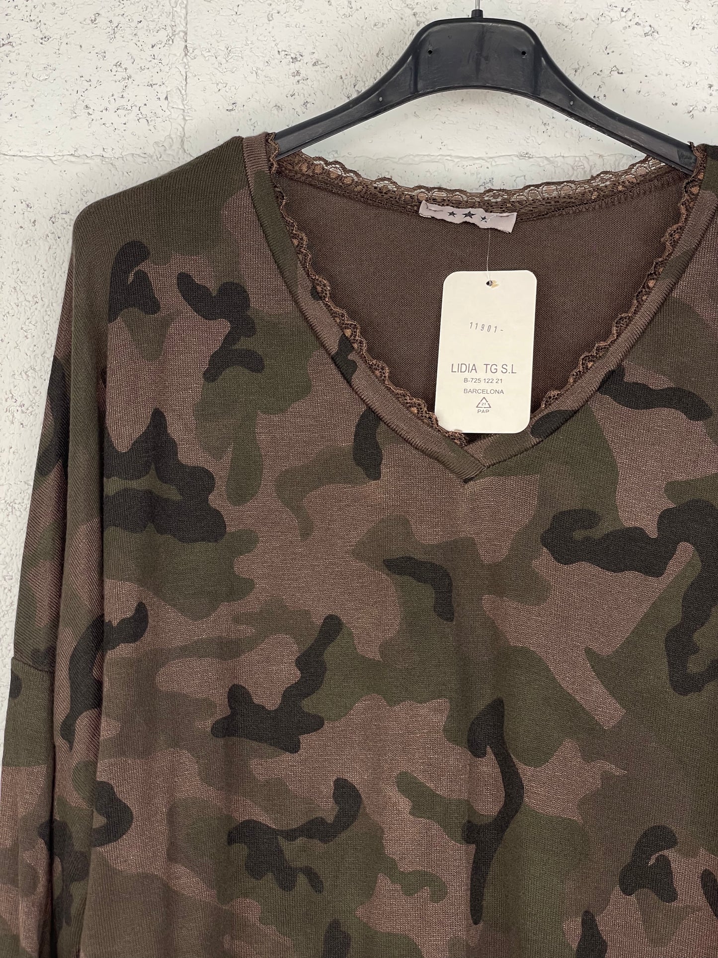 Jersei Aspen Marrón chocolate militar