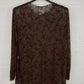 Blusa Abril Marrón Chocolate