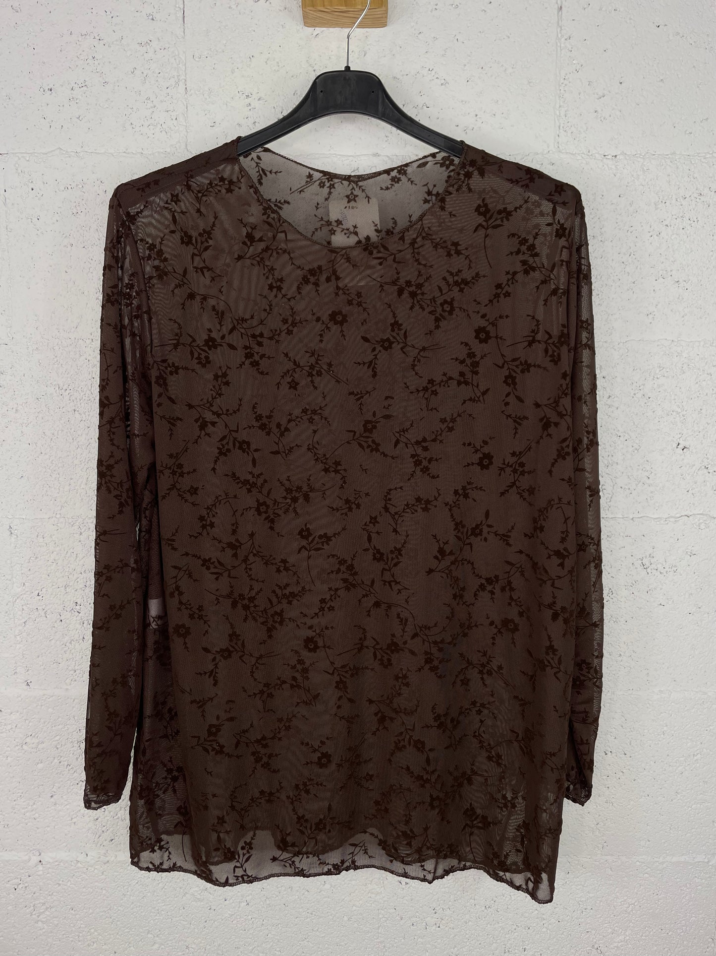Blusa Abril Marrón Chocolate