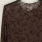 Blusa Abril Marrón Chocolate