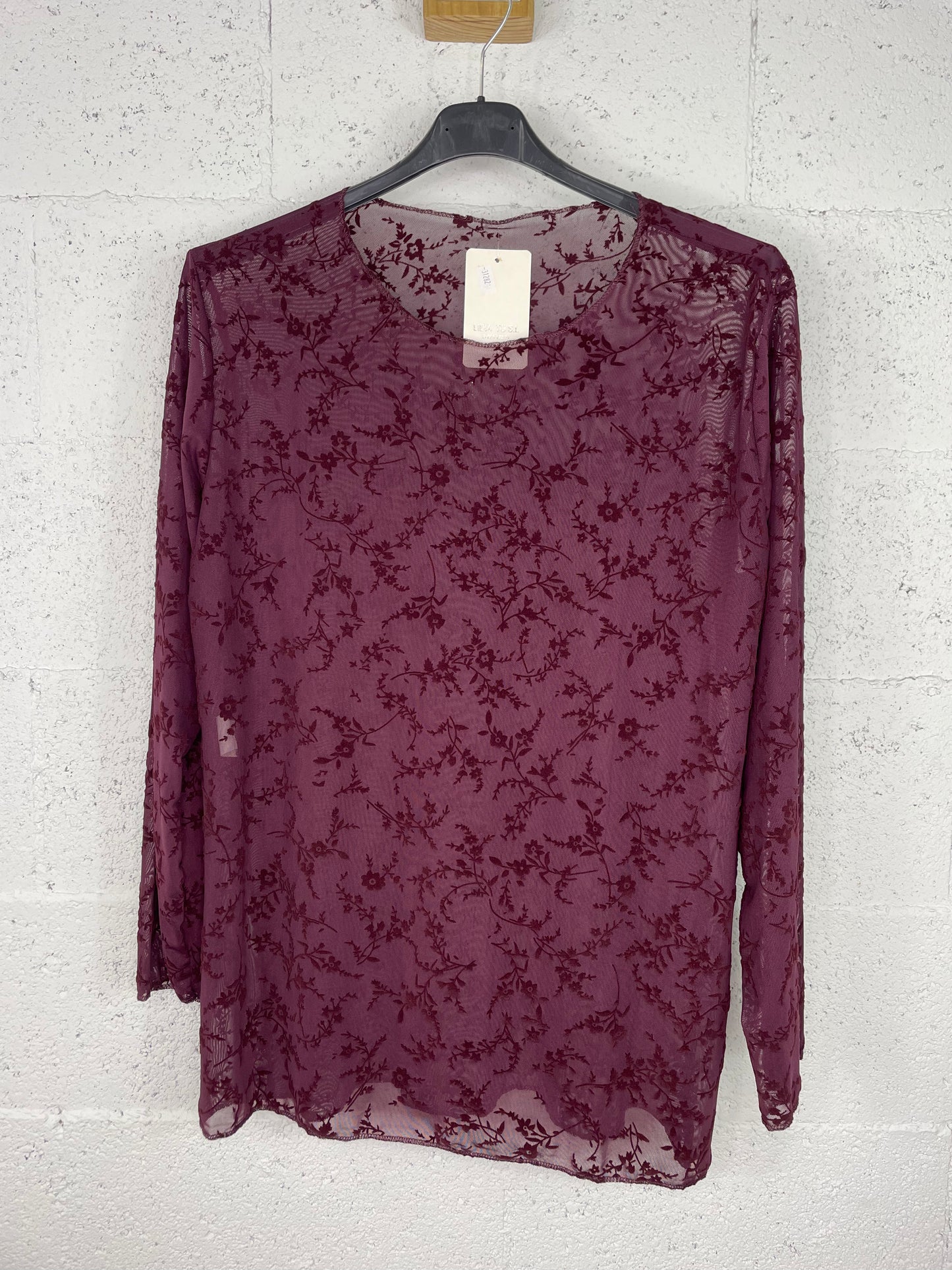 Blusa Abril Burdeos