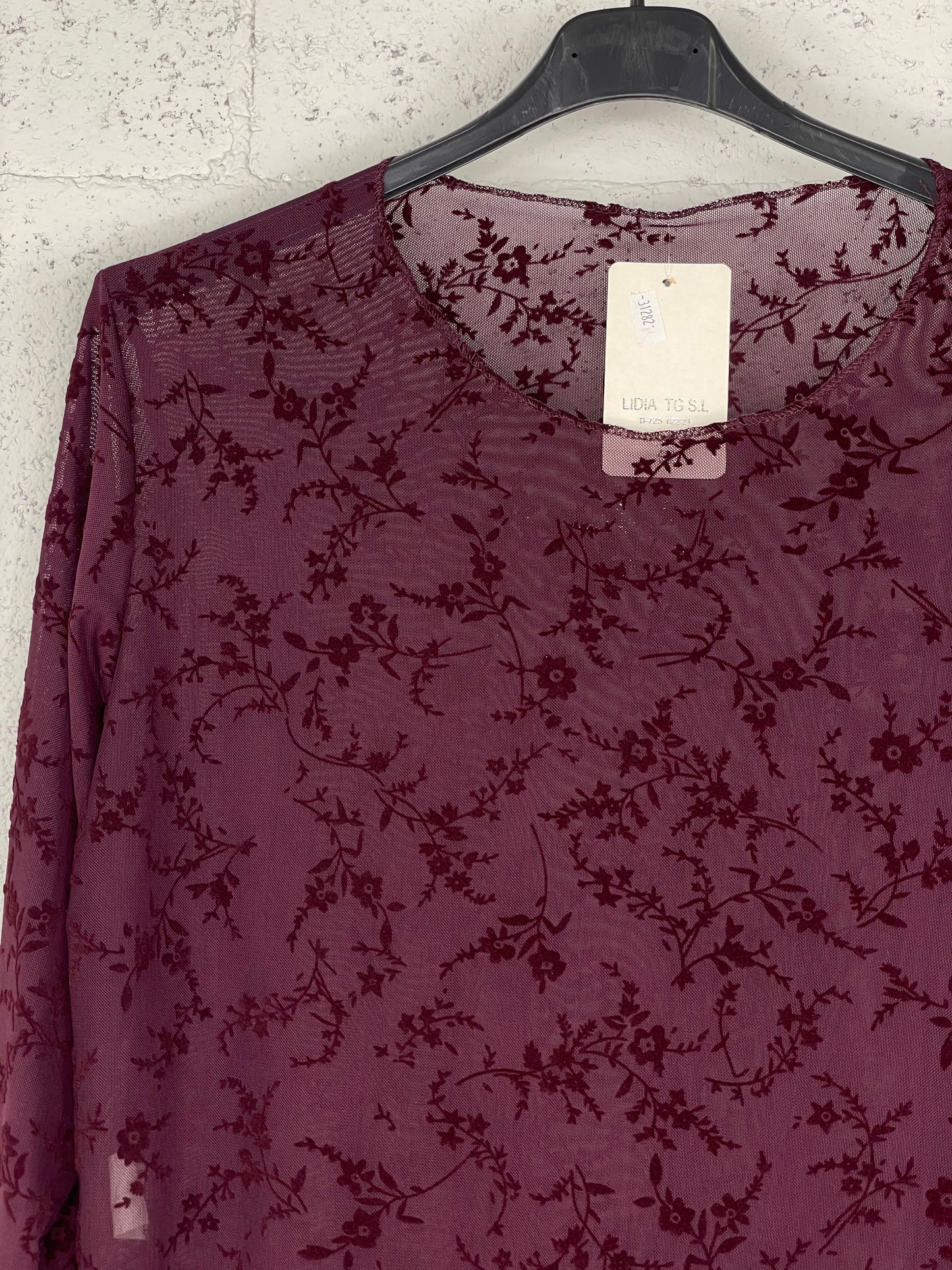 Blusa Abril Burdeos