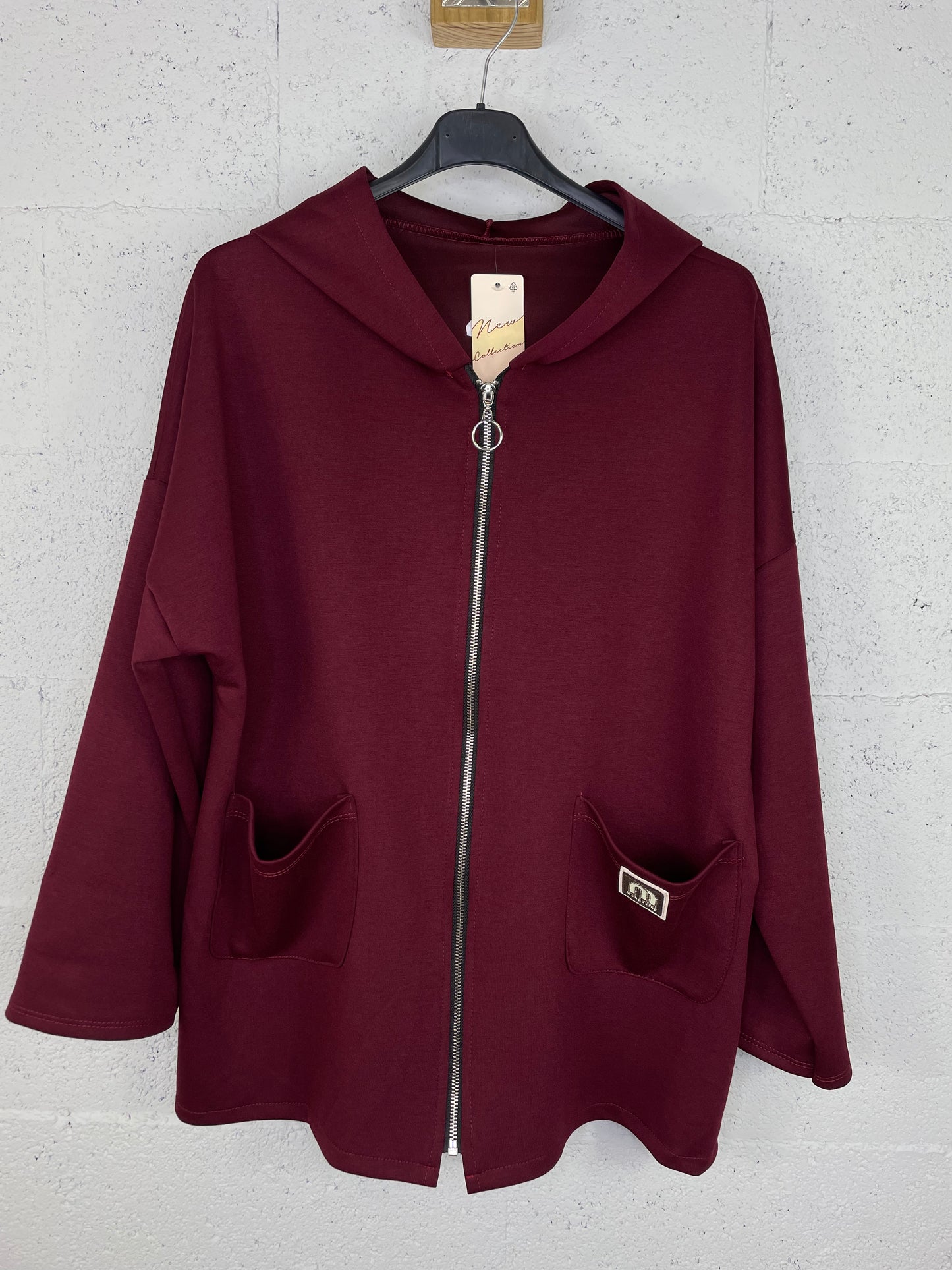 Sudadera Aire Burdeos