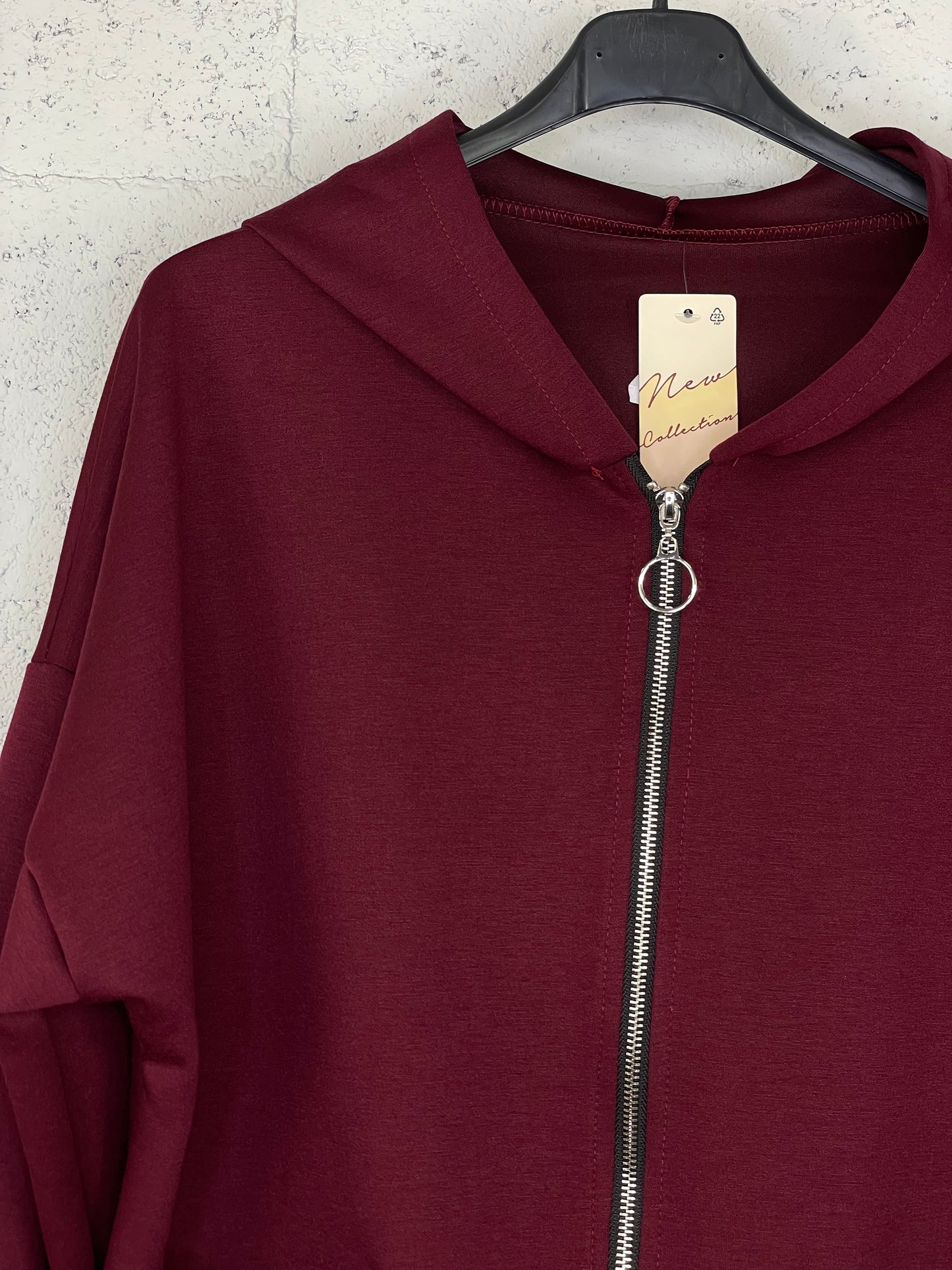 Sudadera Aire Burdeos