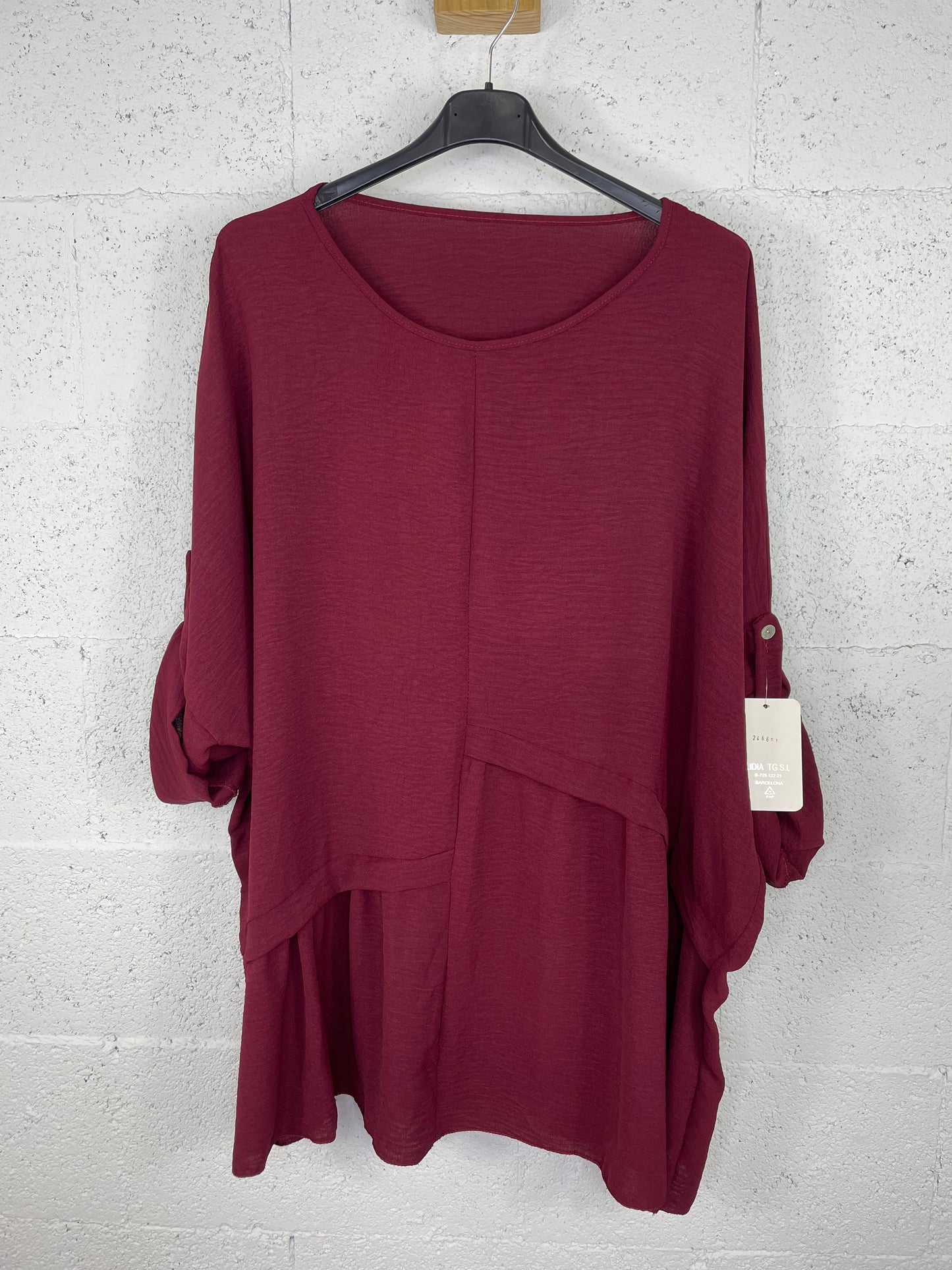 Blusa Aria Burdeos PLUS
