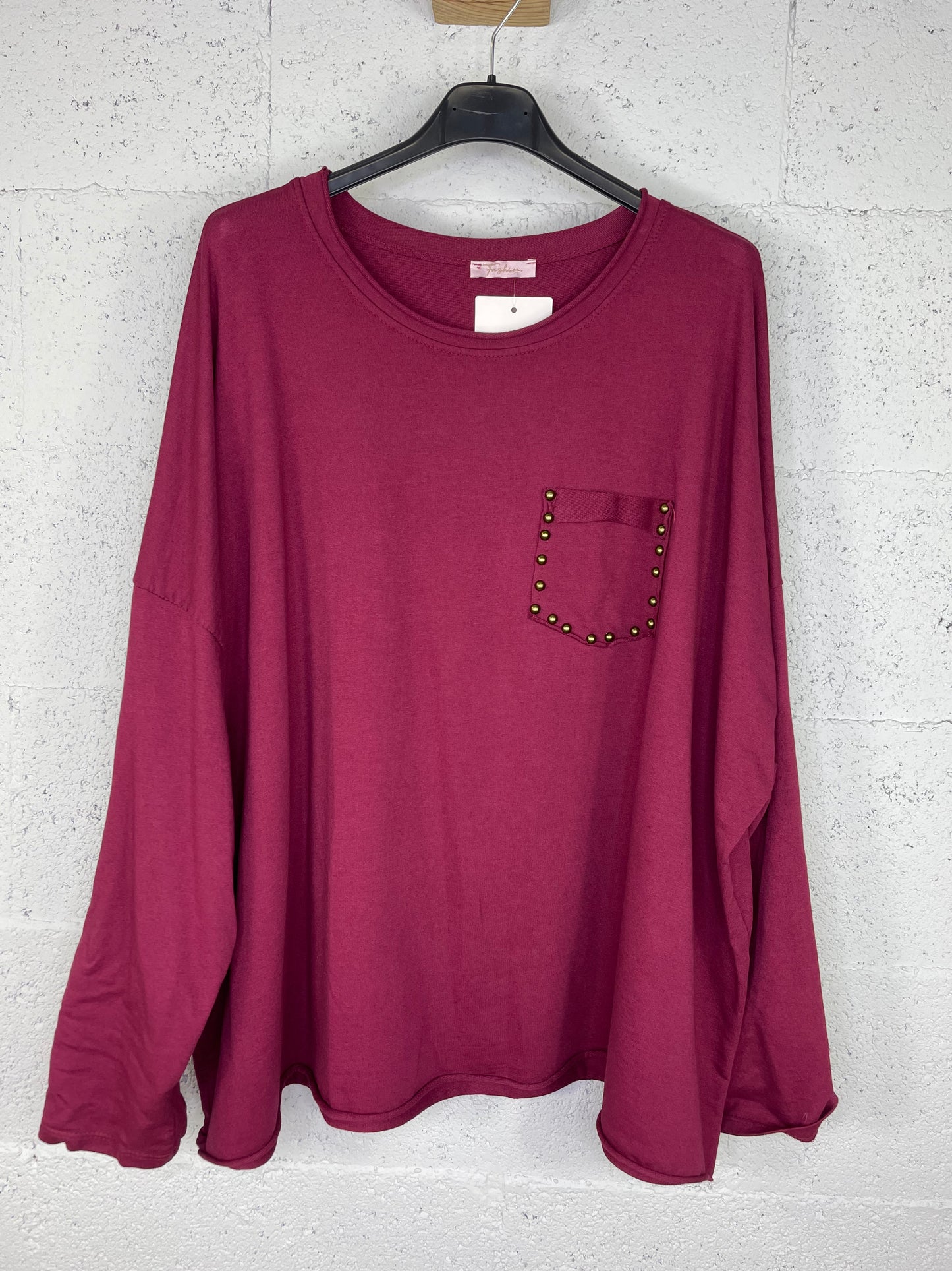 Camiseta Iría Burdeos PLUS