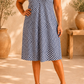 Vestido Aurora Vichy azul Marino