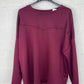 Sudadera Rioja Burdeos