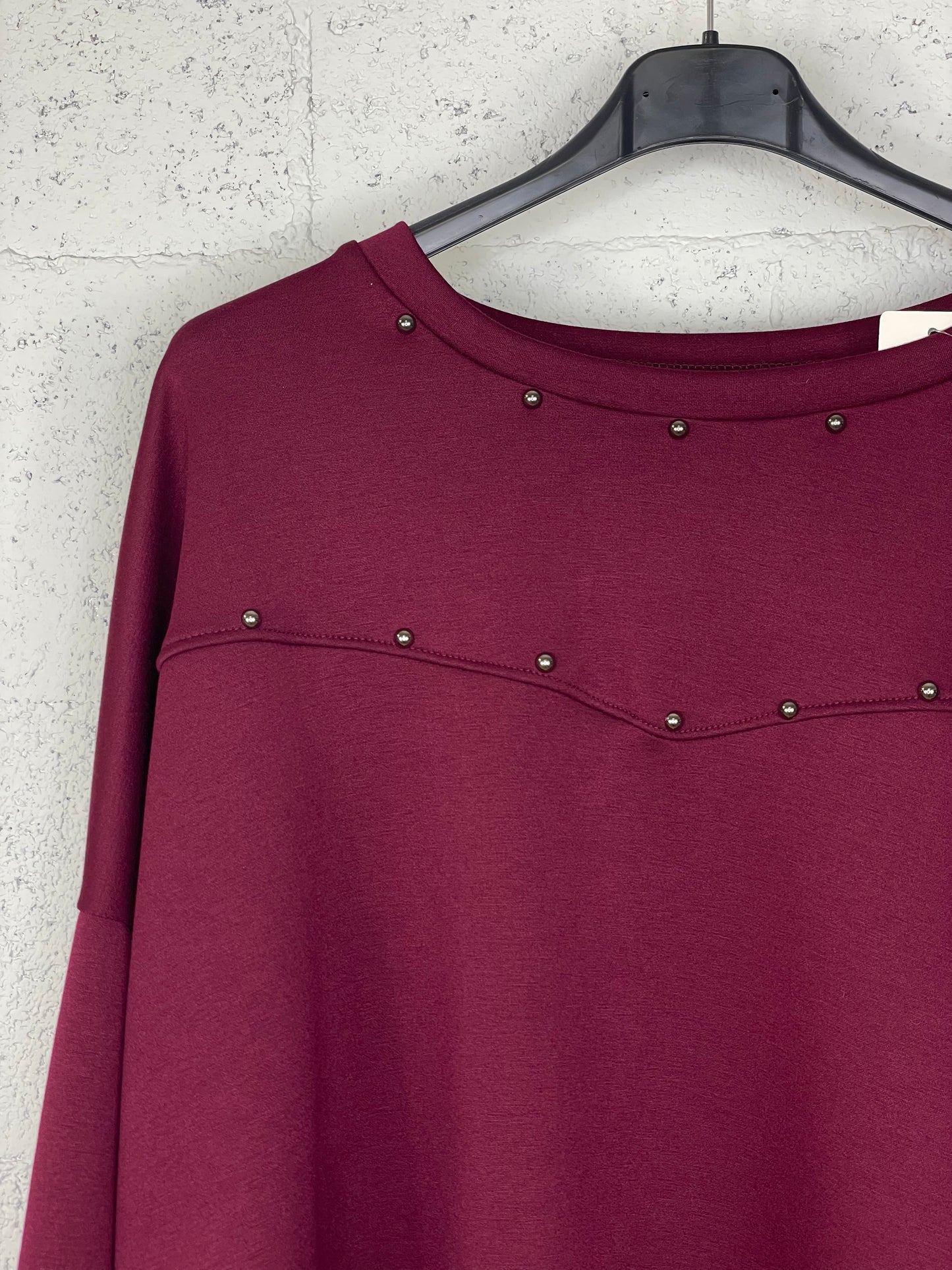 Sudadera Rioja Burdeos