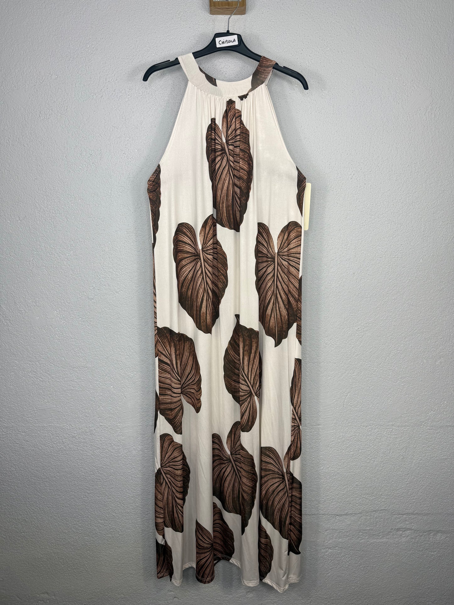 Vestido Chipiona Hojas marrones