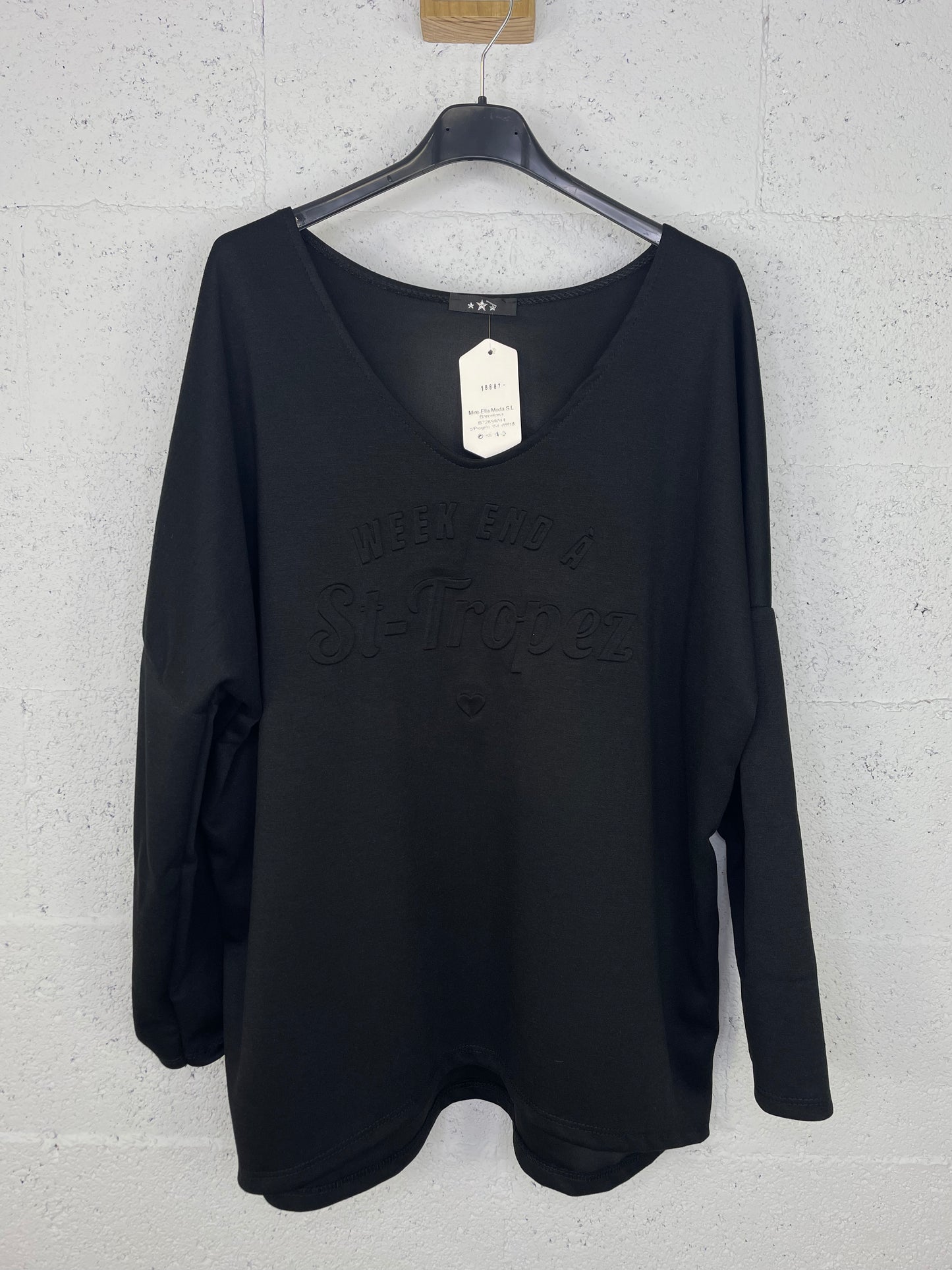 Sudadera Weekend  negro