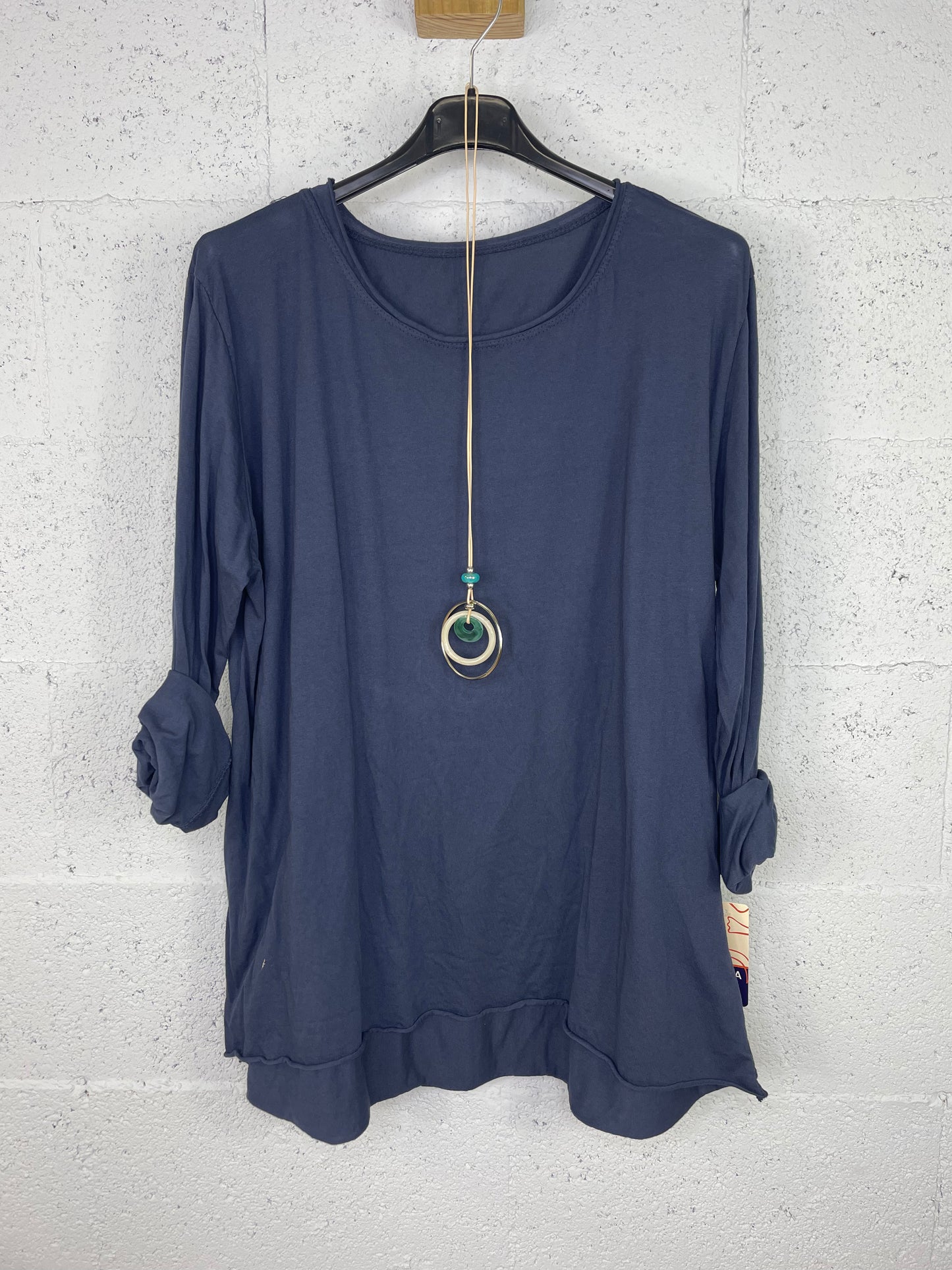 Camiseta algodón Azul marino