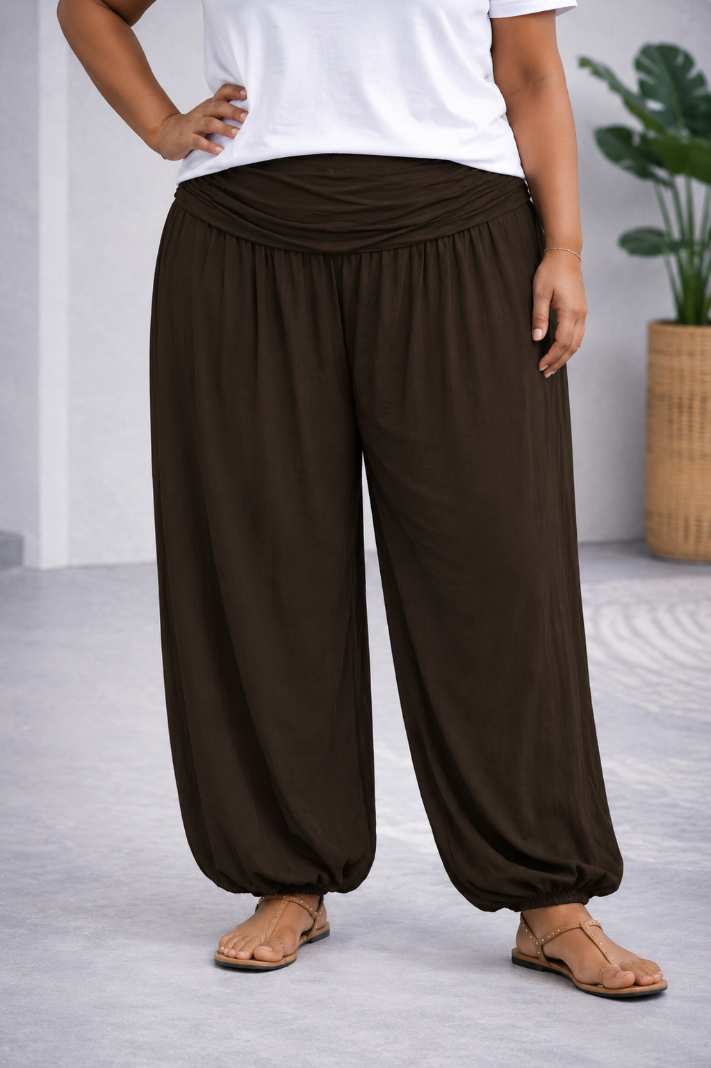 Pantalon Aladino Chocolate