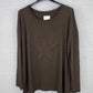 Camiseta Estrella marrón chocolate