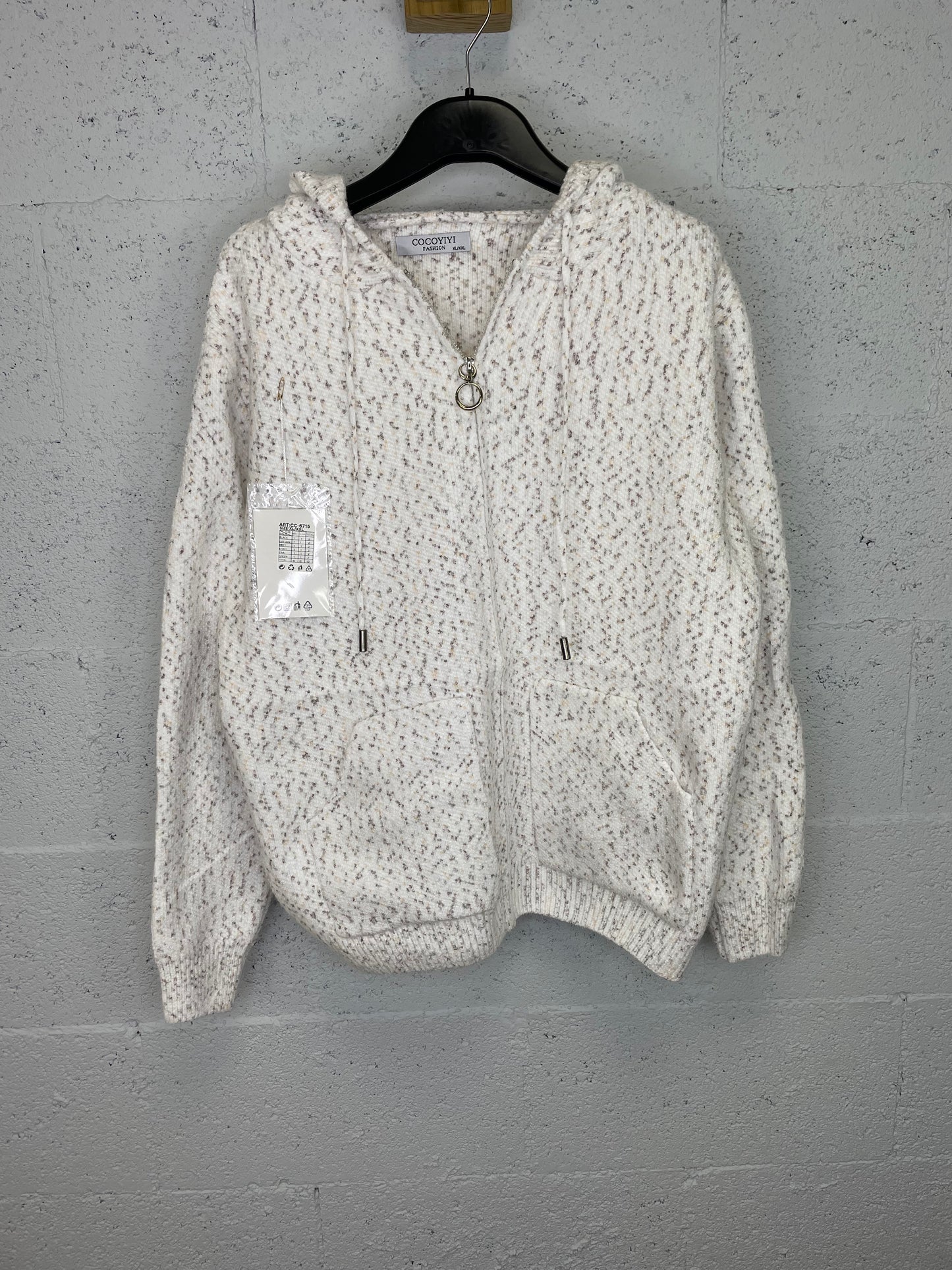 Chenilla Elite blanco/marron