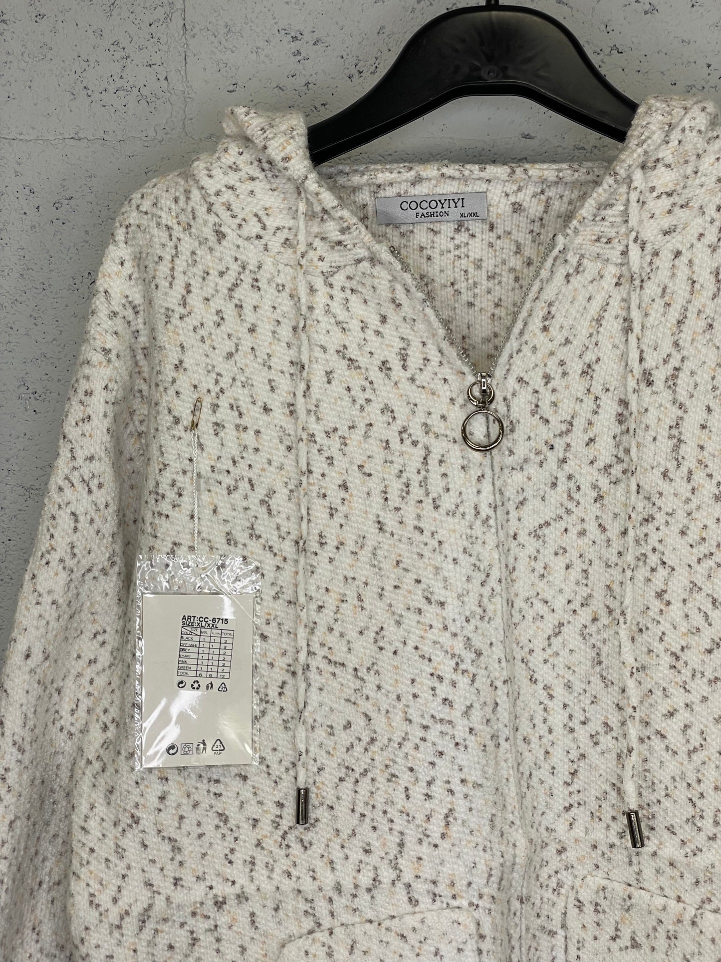 Chenilla Elite blanco/marron