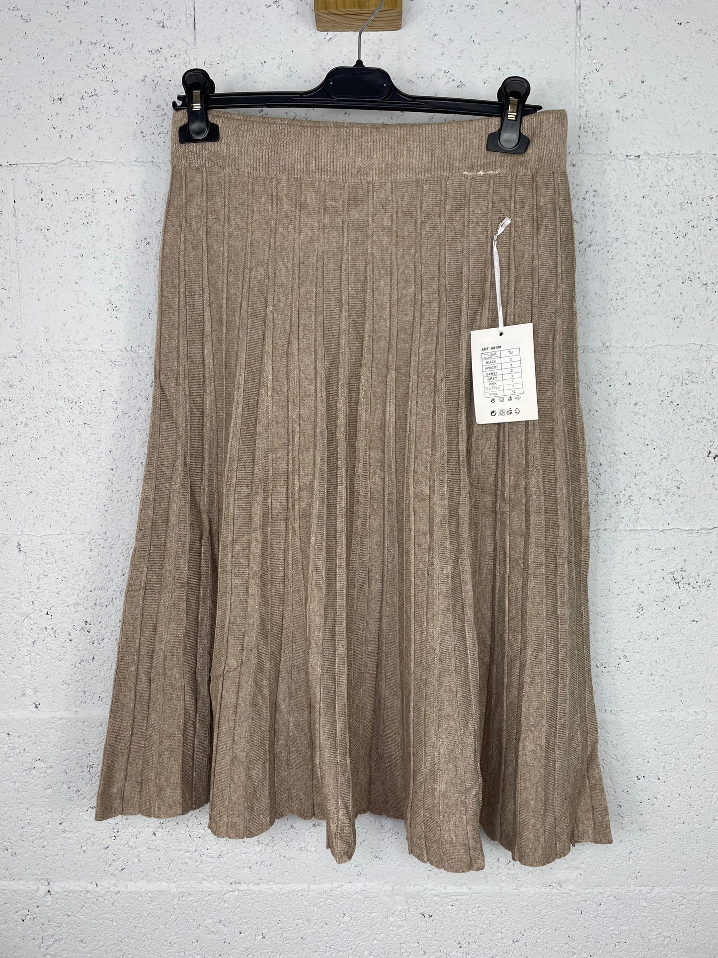Falda Aura Taupe Punto
