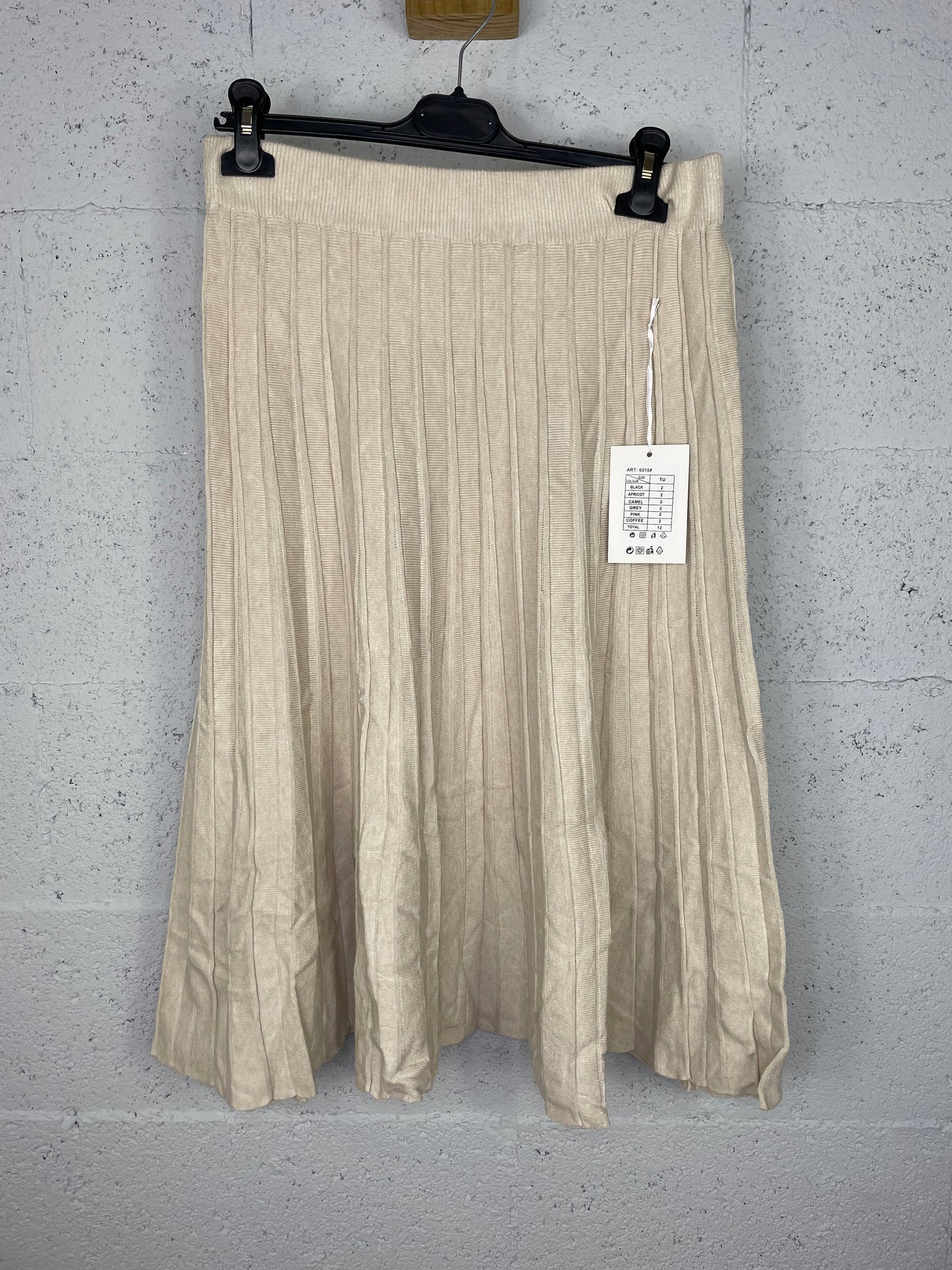 Falda Aura Beige Punto