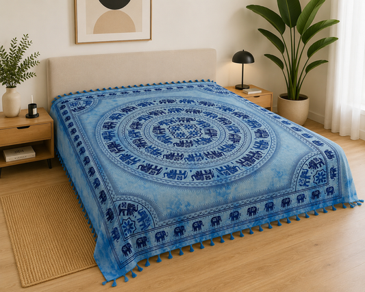 Pareo Elefantes azul 240 x 210