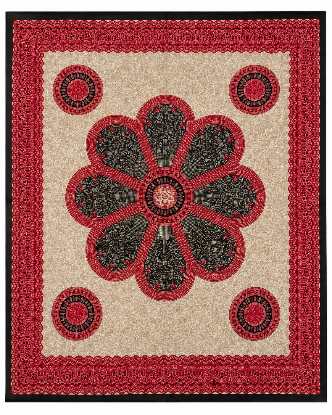 Pareo Mandala Rojo 240 x 210