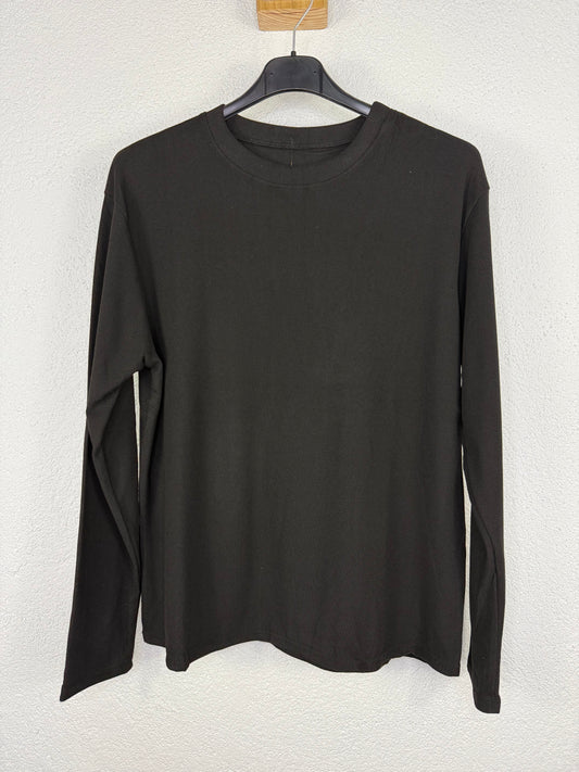 Camiseta canalé Negra vera