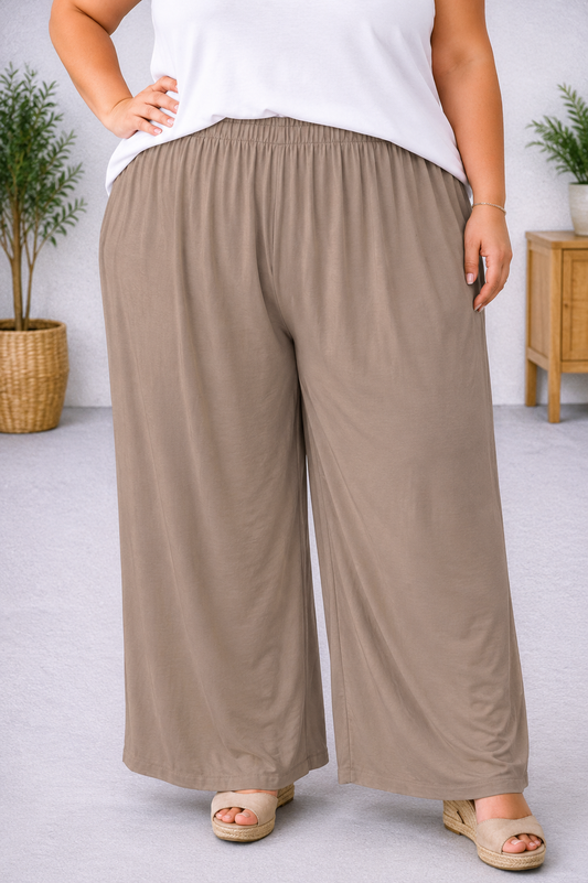 Pantalon Vértigo Taupe  PLUS