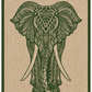 Pareo Elefante Verde 240 x 210