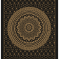 Pareo Mandala Negro/Dorado 240 x 210