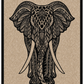 Pareo Elefante Negro 240 x 210