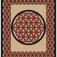 Pareo Mandala Rojo/Negro 240 x 210