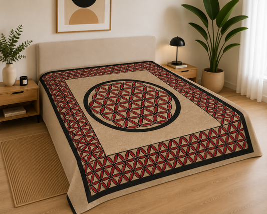 Pareo Mandala Rojo/Negro 240 x 210