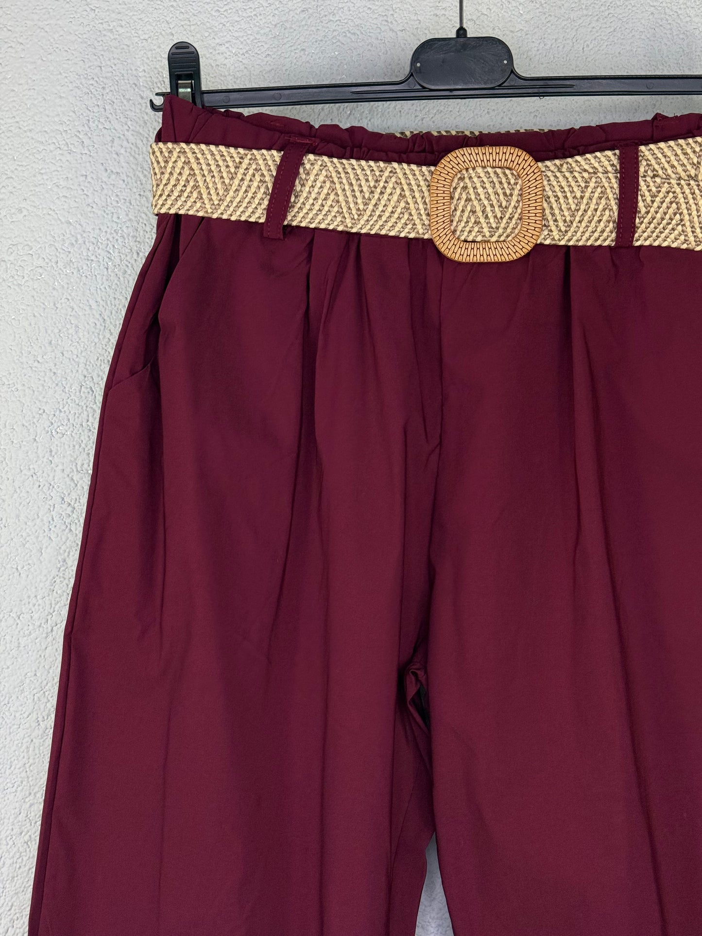 Pantalón Pirata Lorenzo Burdeos