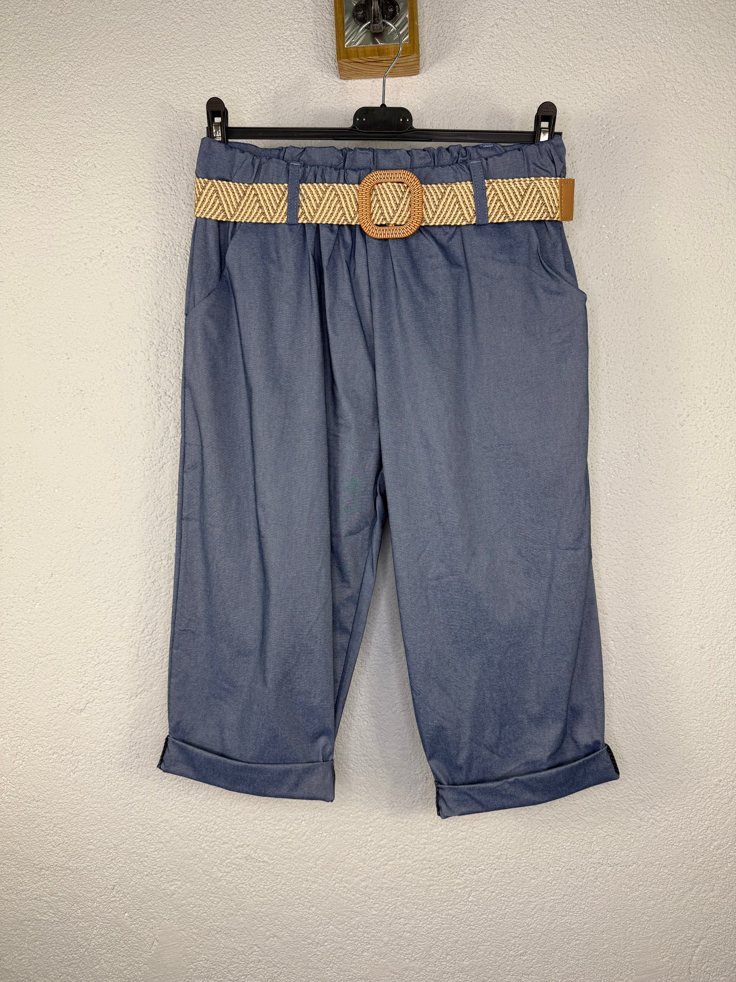 Pantalón Pirata Lorenzo Azul tejano