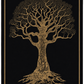 Pareo Arbol Negro Dorado 240 x 210