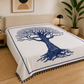 Pareo Arbol Blanco Azul 240 x 210