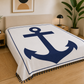 Pareo Ancla Blanco Azul 240 x 210