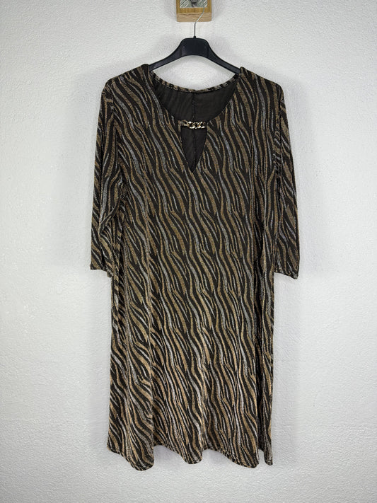 Vestido Tesa Dorado brilli