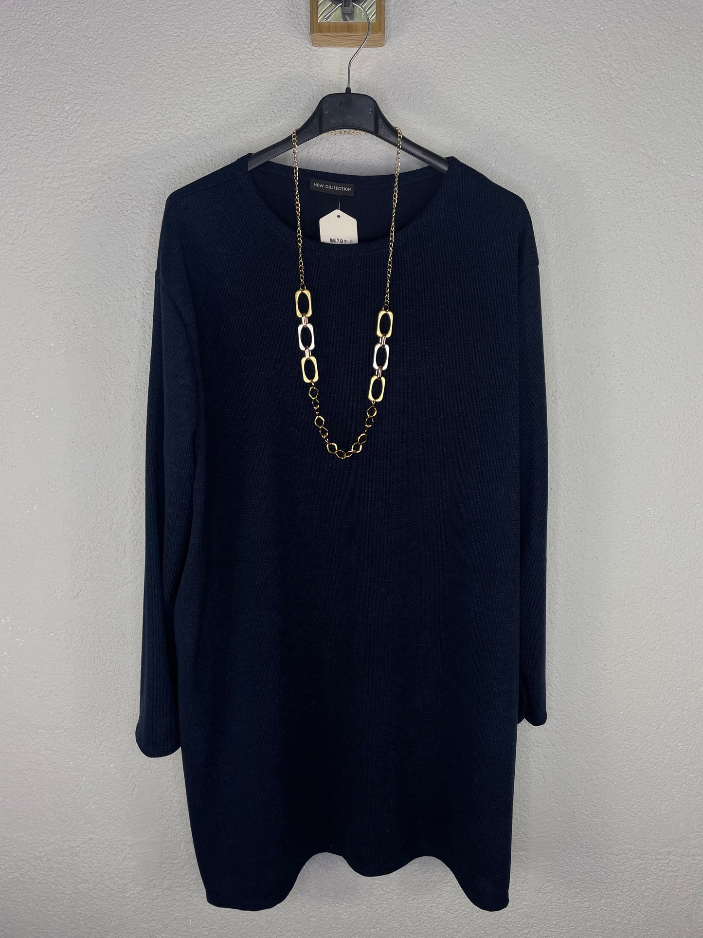 Vestido Alpes Azul Plus