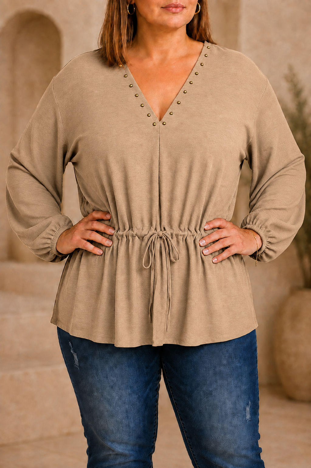 Blusa Aurora Camel