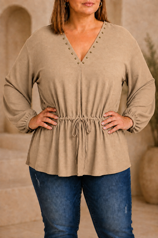 Blusa Aurora Camel