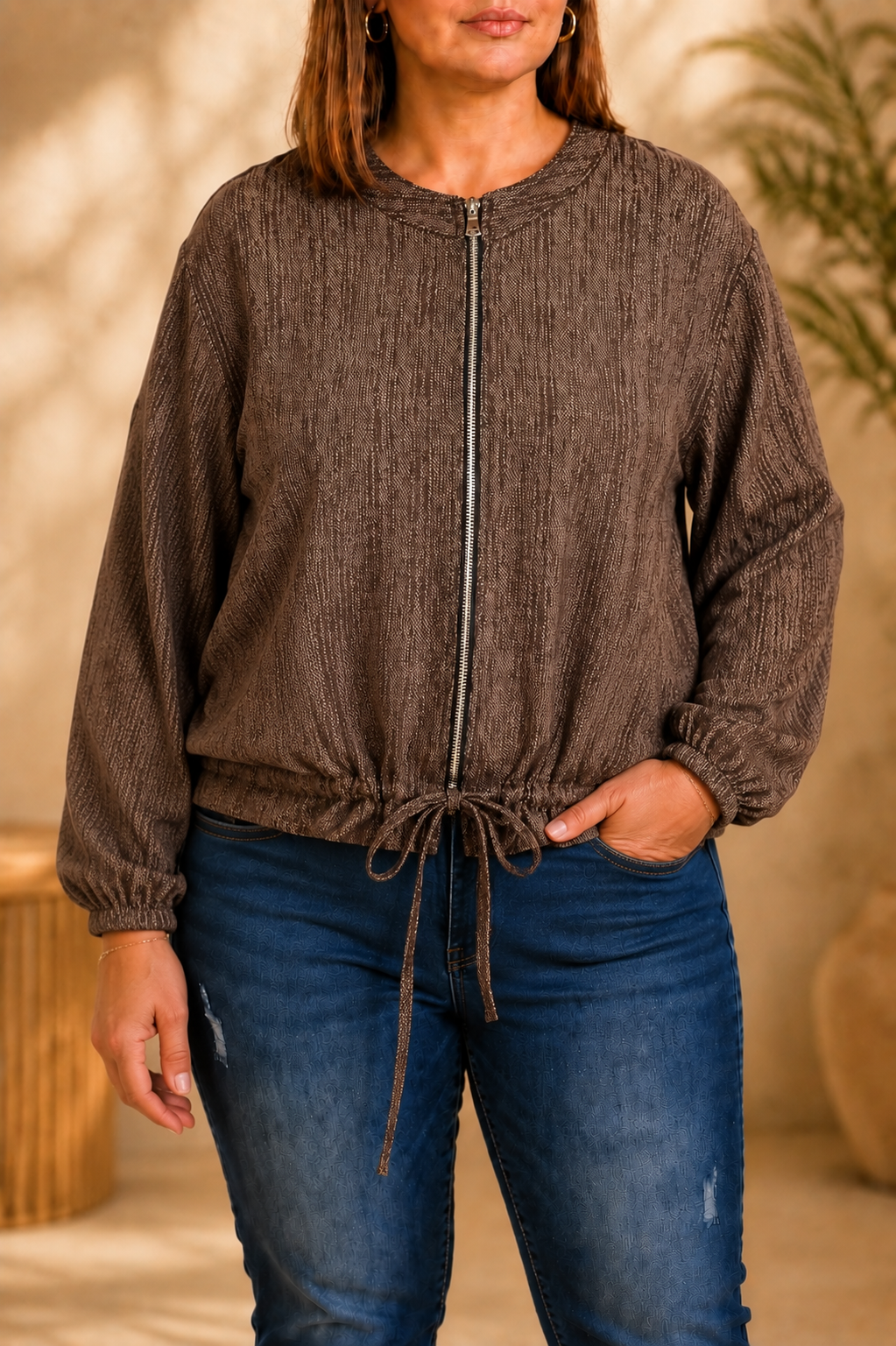Chaqueta Encanto Marrón Chocolate
